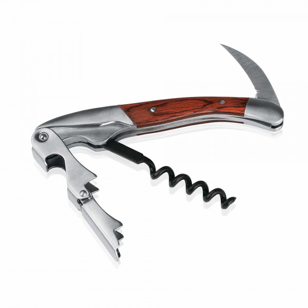 Kellnermesser - Bambus / Holz / Kork / Vollweide / Edelstahl - 1581.006