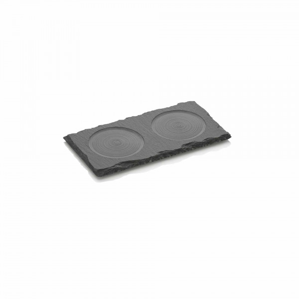 Untersetzer - Naturschiefer - grau - Serie Classic Mill-3328.002