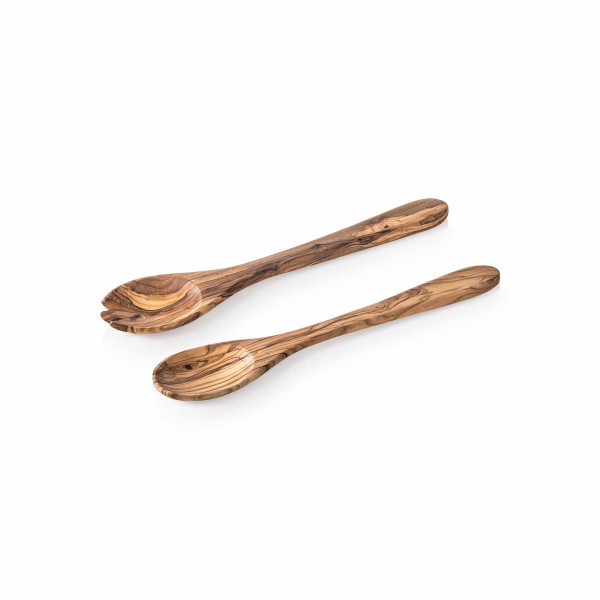 Salatbesteck - Olivenholz - Serie Olive - 1854.030