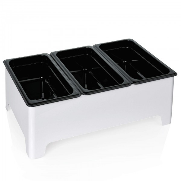 GN-Behälter - Serie 012 - Kunststoff - schwarz - 9513.100