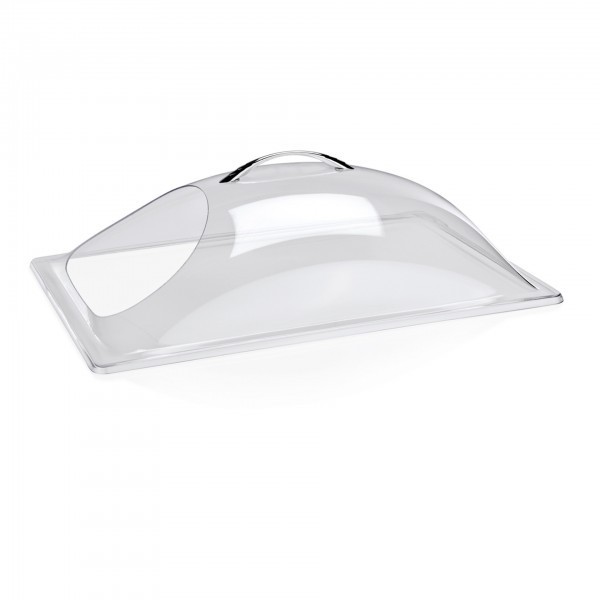 GN-Abdeckhaube - Polycarbonat - transparent - Seitenausschnitt