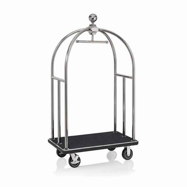 Gepäckwagen - Edelstahl - schwarz - Serie Unity - 4442.002