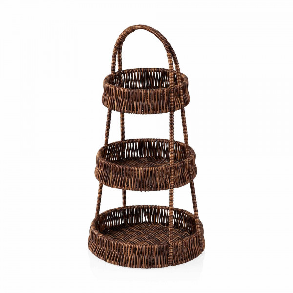 Etagere - Polypropylen - braun - rund - 3147.003