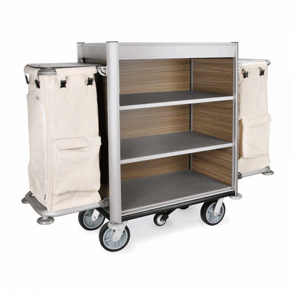 Zimmerservicewagen - Aluminium / Polyester - beige - Serie Heidi - 4450.002
