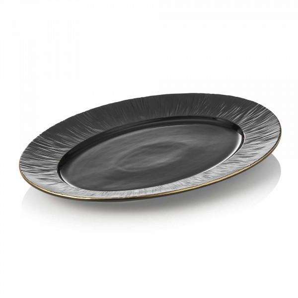 Platte - Porzellan - Serie Maya Kuro-4851.333