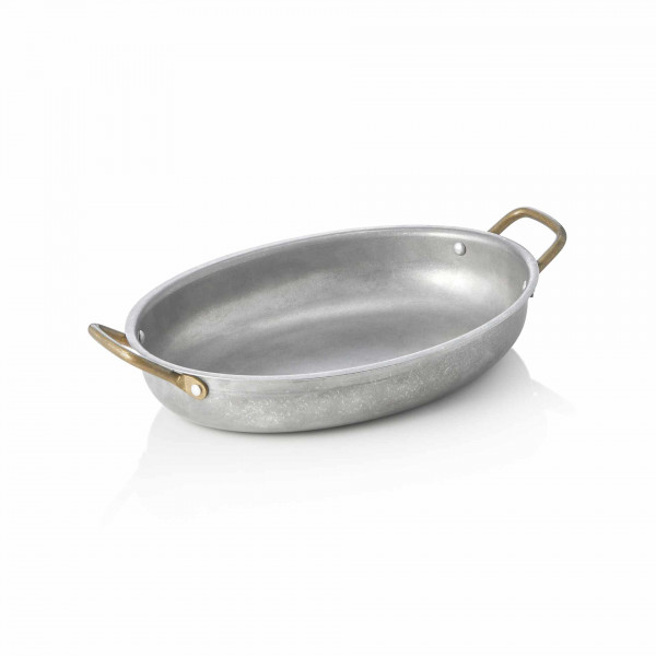 Servierpfanne - Chromnickelstahl / Messing - Serie Vintage-2040.026